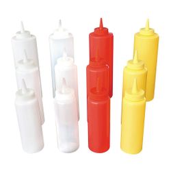 Емкость для соуса диспенсер 370 мл. красная P.L. Proff Cuisine