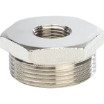 Футорка STOUT SFT 0029 - 1"1/4 x 1/2" (для стальных труб, латунь никелированная)