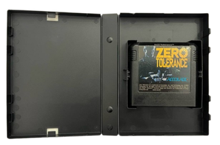 Картридж Zero Tolerance (Sega Genesis)