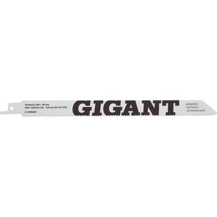 Полотно для сабельной пилы Bi-Met универсальное 225x1.8-2.5мм Gigant G-1108201