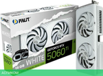 Видеокарта Palit GeForce RTX 5060 Ti OC 16GB GDDR7 белый (NE7506TU19T1-GB2061M)
