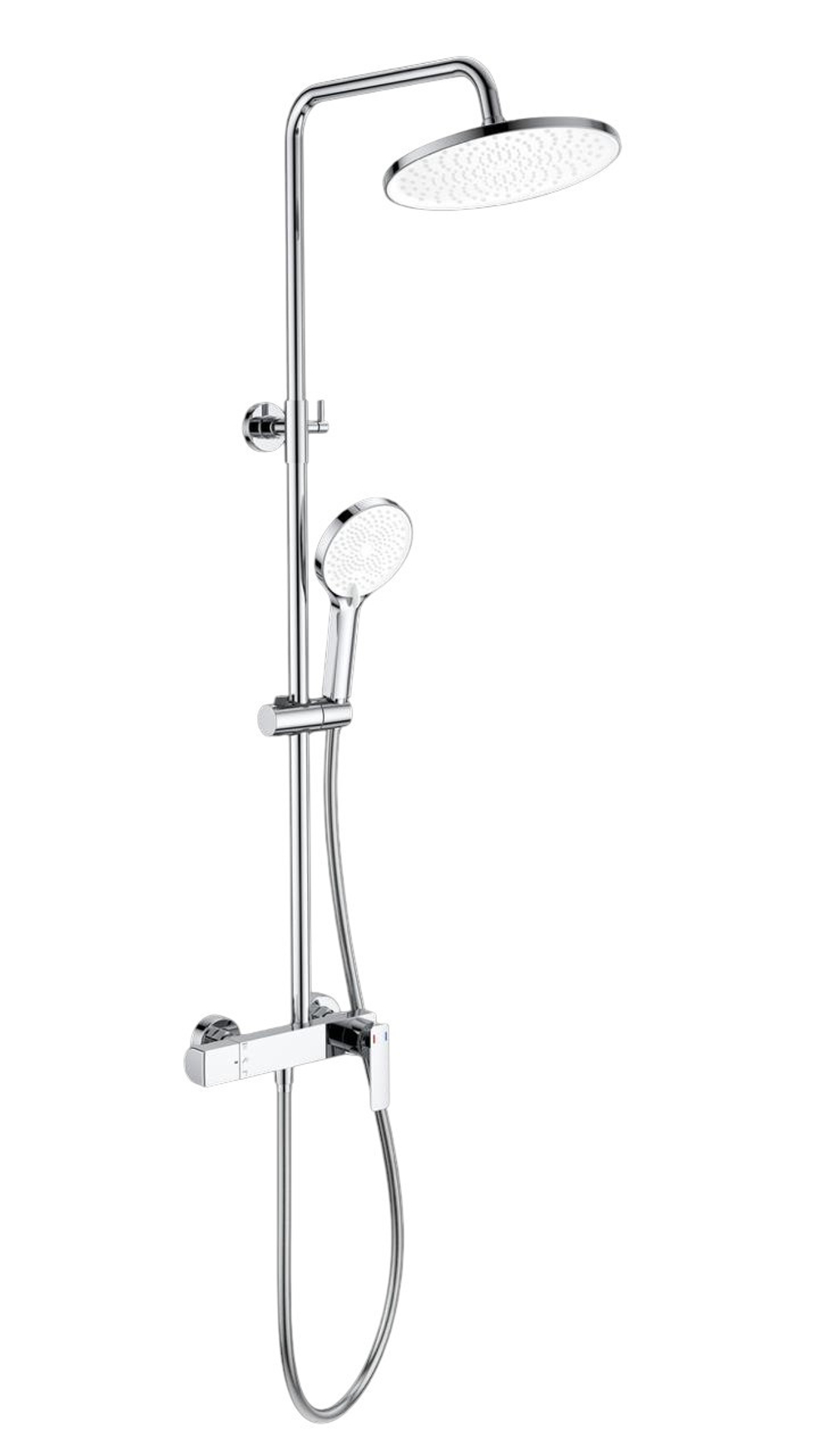 Душевая система с WONZON & WOGHAND, Хром (WW-B3517-CR)