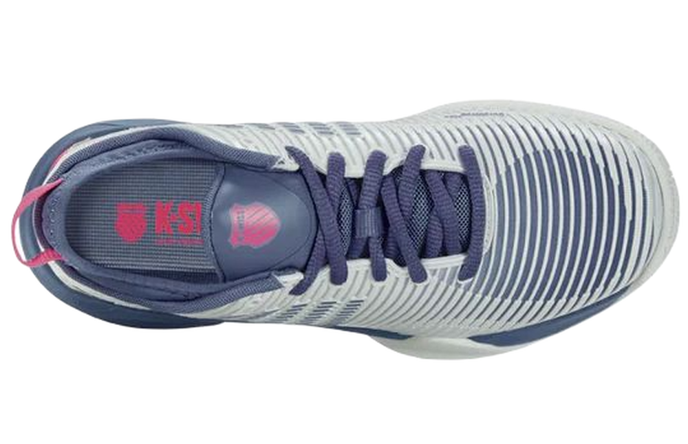 Женские Кроссовки теннисные K-Swiss Hypercourt Supreme HB - blue blush/infinity/carmine rose