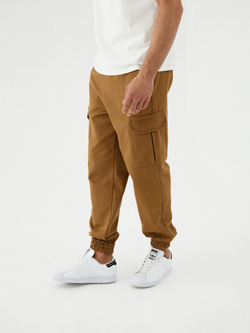Джоггеры карго хлопковые. Кемэл