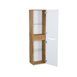 Пенал подвесной IDDIS Cloud, 40 см, белый/золотистый дуб, CLO40Y0i97