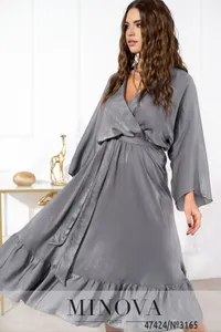 Платье 3165-серый Minova