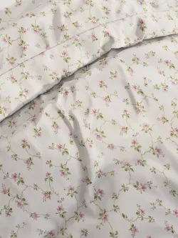 Наволочка комплект 2шт перкаль Сказка "Весенние цветы" 45х45 см на молнии