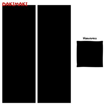 Дакимакура с черной наволочкой из бязи арт. 0008