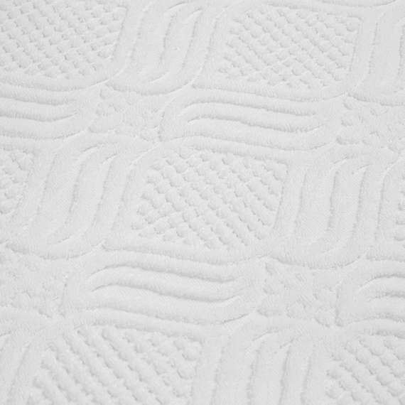 Полотенце банное белое, с кисточками цвета карри из коллекции essential, 70х140 см