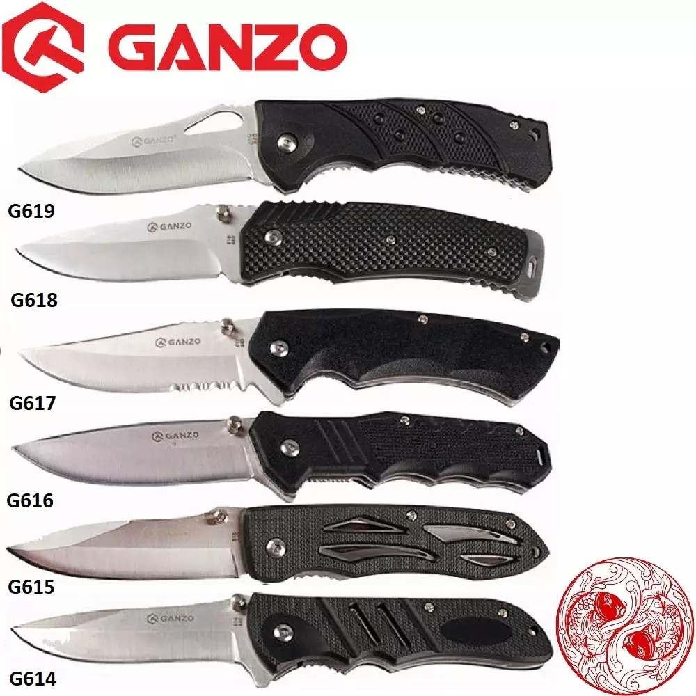 Нож складной Ganzo G614,G615,G616,G617,G618,G619 нержавеющая сталь (440)