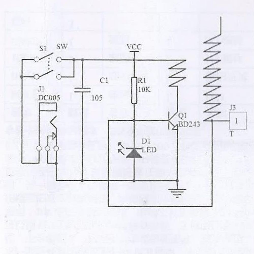 Набор для самостоятельной сборки и пайки (конструктор) Катушка Тесла на транзисторе BD243C 9-12В