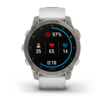Смарт-часы GARMIN EPIX (Gen 2) Sapphire титановый белый,  010-02582-21