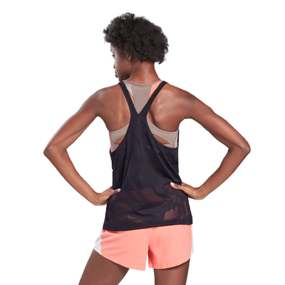 Женский топ теннисный Reebok Perforated Tank Top W - black