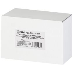 Шина ЭРА NO-224-117 PE земля в комбинированном изоляторе на DIN-рейку ШНИ-8х12-10-Д-желтый | Шины N, PE, PEN