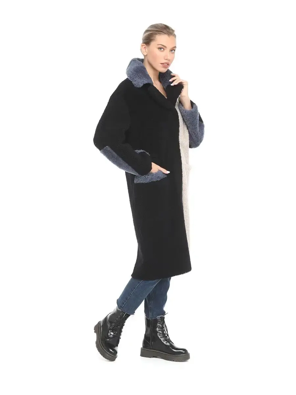 Шуба женская натуральная овчина Турция