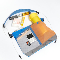 Сумка Sacoche белый/небесно-голубой/кирпичный