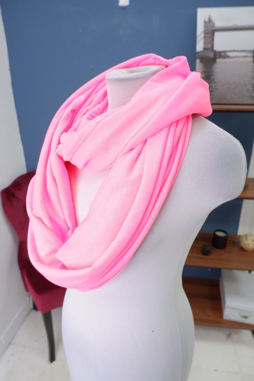 Снуд H&M розовый