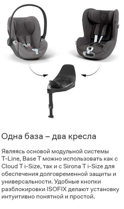 Cybex Автокресло детское Cloud T i-Size Sepia Black