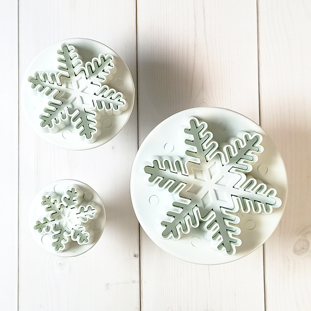 Плунжеры "Снежинка", набор 3 шт.