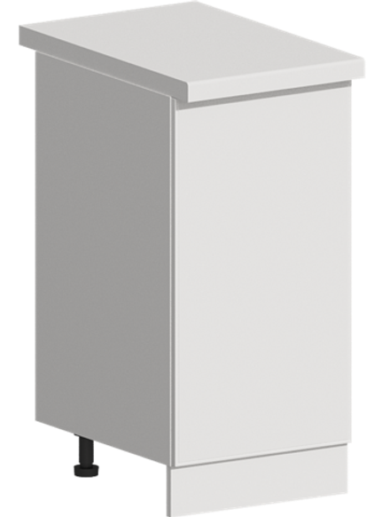 Кухня Модуль ШН 400 Белый / Белый Софт