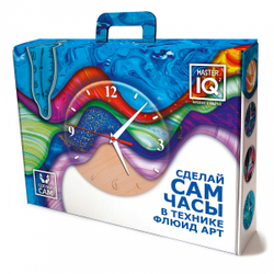 Мастер IQ. "Fluid Art" ЧАСЫ, набор для рисования