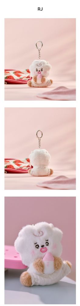 Брелок BT21 - RJ Baby Plush Keyring Newborn Season2