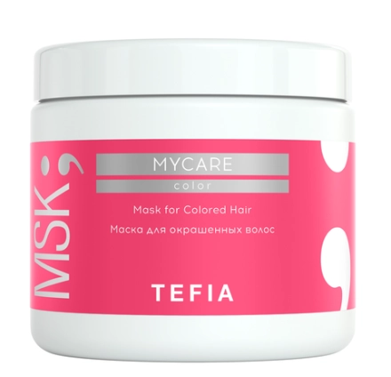 Маска для окрашенных волос Tefia MY Mycare Mask for Сolored Hair, 500 мл