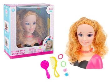 Набор "Парикмахер" - голова куклы для создания причесок "Girl's Club" с аксесс.