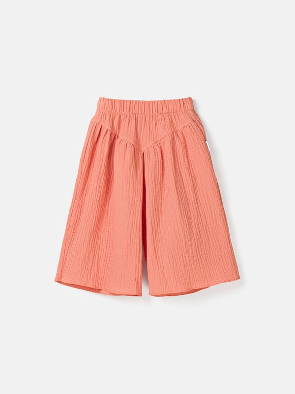 Брюки кюлоты муслиновые 