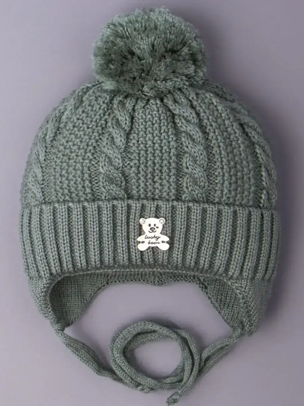 Шапка вязаная демисезонная для детей