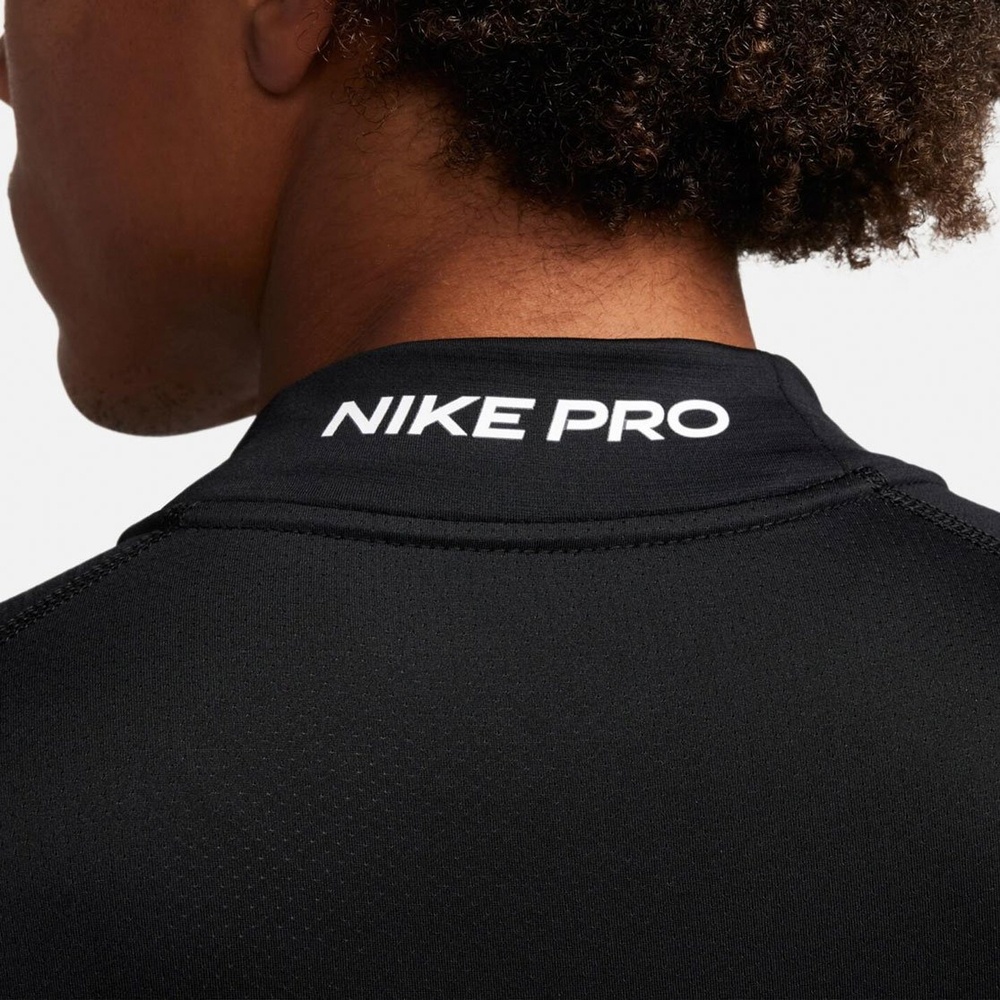 HV3736-010 Футболка тренировочная Nike Pro Dri-fit Warm Ls Top Gg W