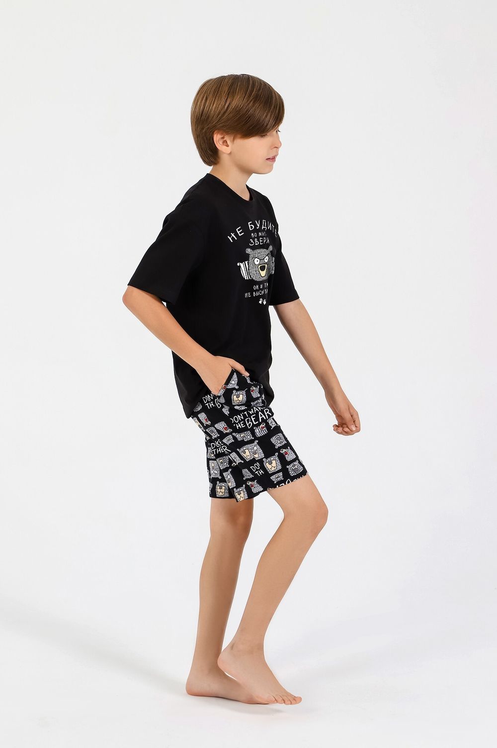 Костюм для мальчика Потап-2 Виотекс ЧЁРНЫЙ