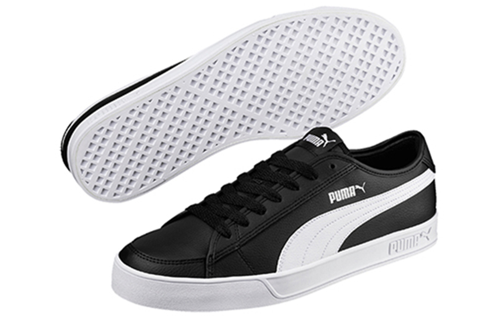 Кроссовки PUMA Smash v2 Vulc SL White Black, 367308-01