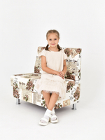 Стильный компактный диван Фабрики ОНИКС из практичного и износостойкого материала с оригинальным дизайном, вместительным ящиком для хранения, мягким наполнителем для дома, дачи и офиса