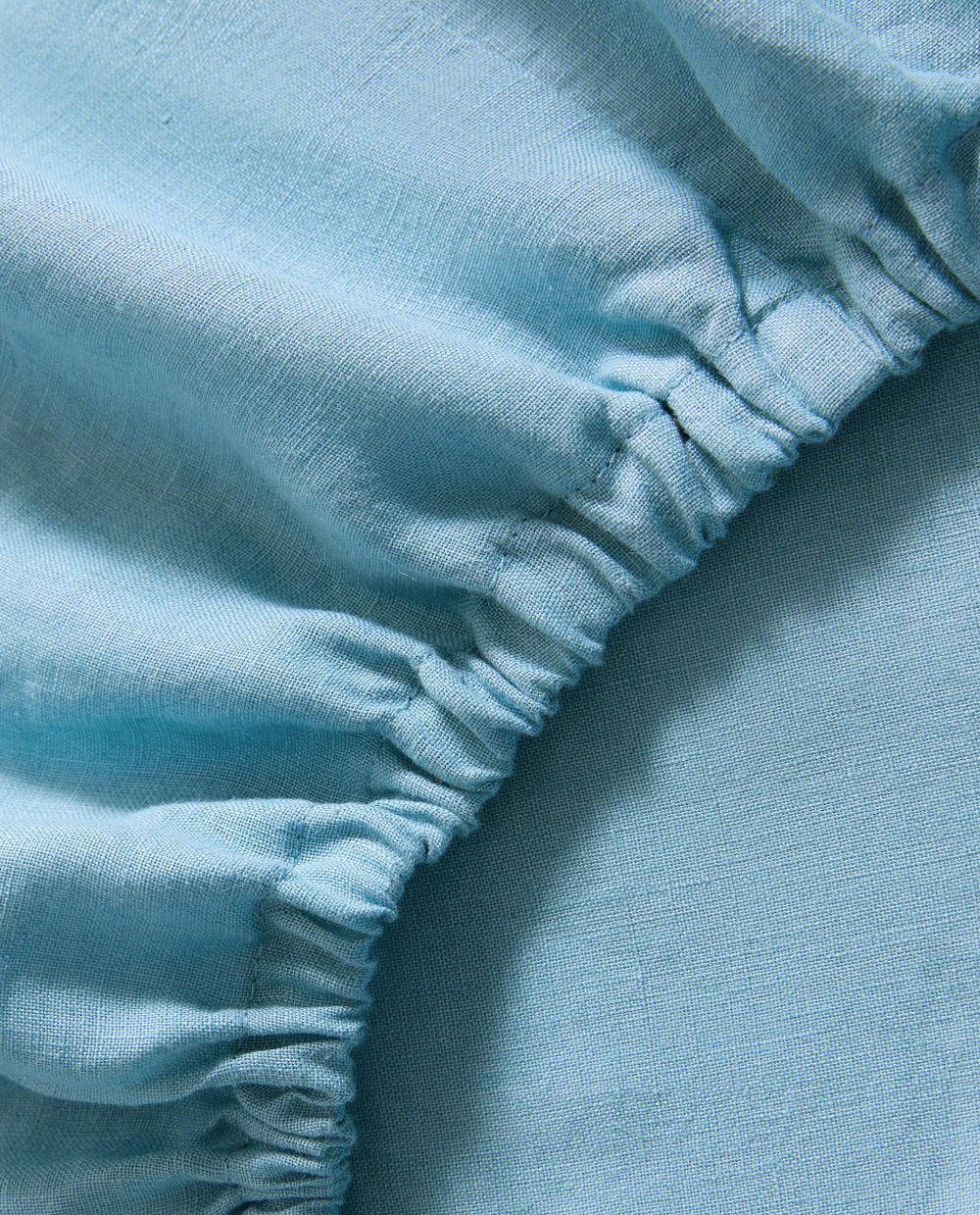 Простыня на резинке Zara Home хлопок, лён 100%, однотонный, 4126/900