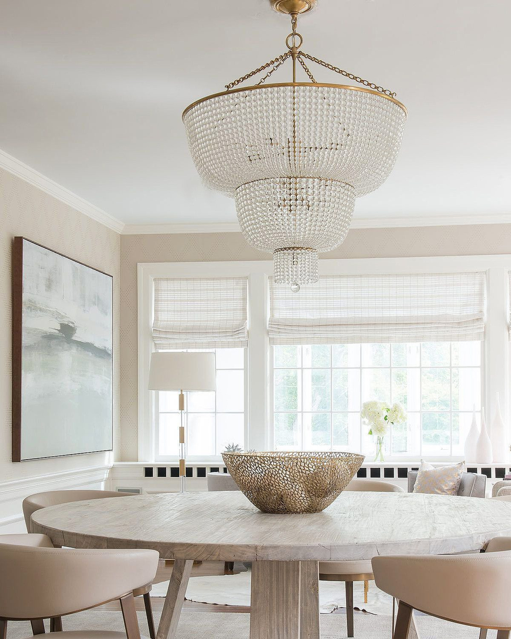 Большая стеклянная люстра “Карла”