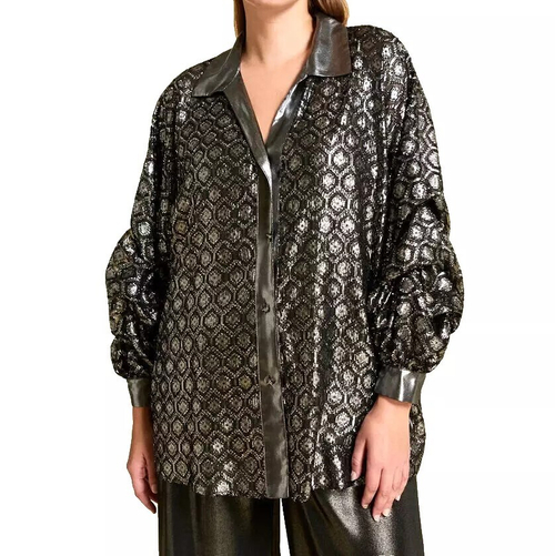 Блуза с блеском Marina Rinaldi