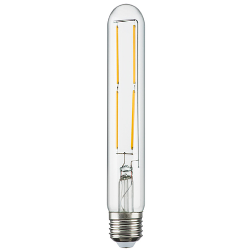933902 Лампа энергосберегающая LED FILAMENT 220V T30 E27 6W=65W 630LM 360G CL 3000K 15000H