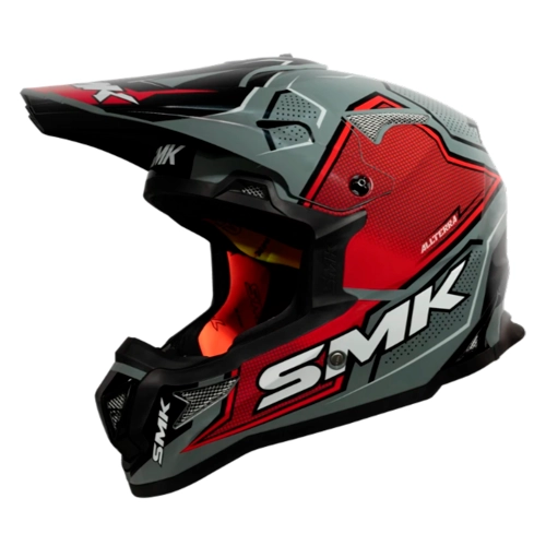 Шлем SMK ALLTERRA MAVERIX, цвет серый/красный (2XL)