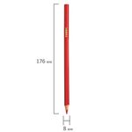 Карандаши цветные ГАММА "Классические", 24 цвета, грифель 3,3 мм, заточенные, шестигранные, металлический пенал, 80220214