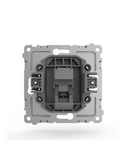 Розетка компьютерная 1-м СП Pixel RJ45 кат.5E механизм карбон TOKOV ELECTRIC TKE-PX-RC1-C14
