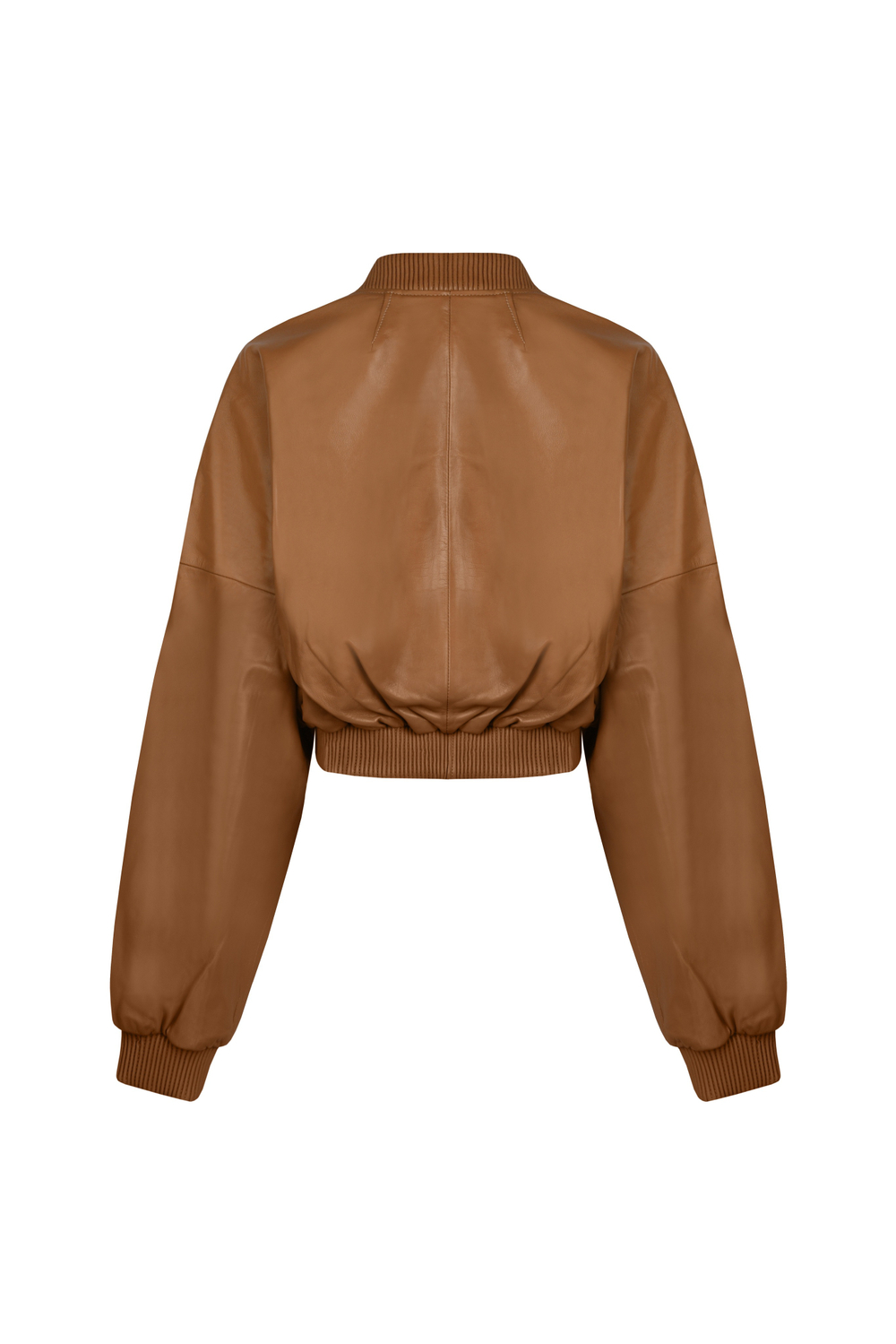 Бежевая кожаная куртка k é k é