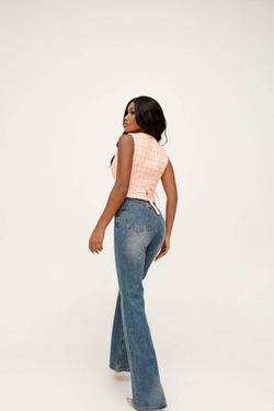 Джинсы прямые классические, синий