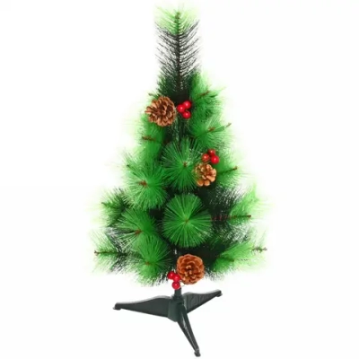 Ёлка «Тайга» 60 см, леска с шишками и ягодами (30 веток)