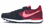 Кроссовки Nike Internationalist "Black Crimson" (Женская размерная сетка)