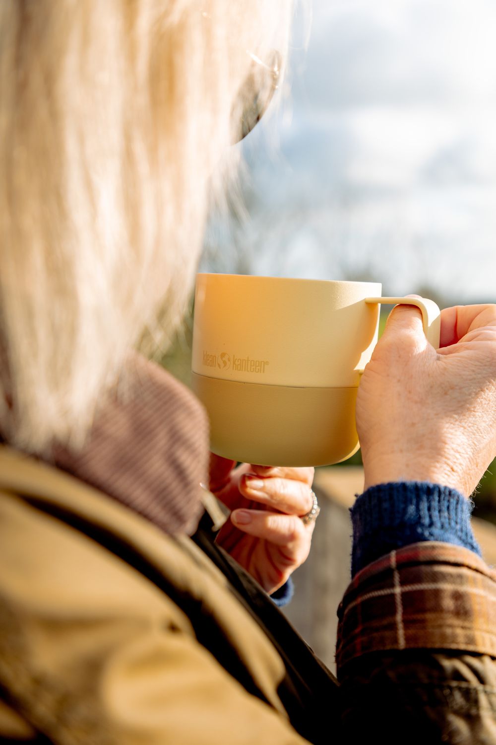 Термокружка Klean Kanteen Rise Mug 12oz (355 мл) Wax Yellow