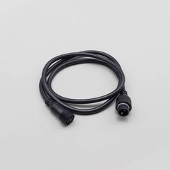 Соединитель 1 м. для бахромы, занавесов и нитей, 220В., провод черный каучук, IP65, LTC (LLS1M-1)