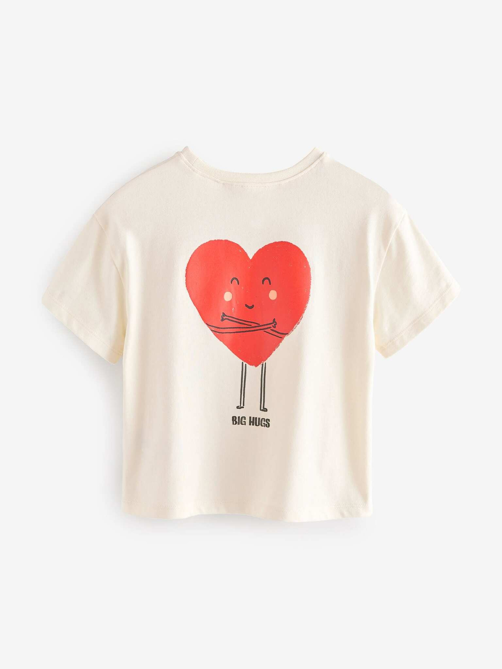 Футболка для девочки Next E65-361, 3 шт., Бежевый, Красный, Розовый