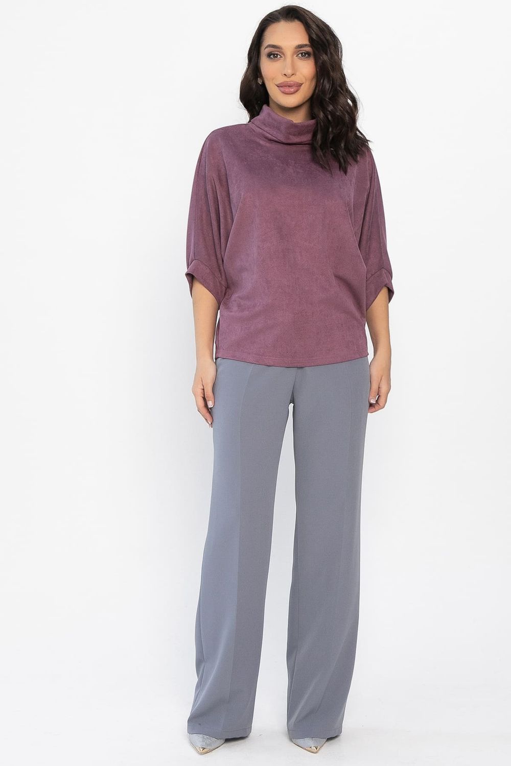 Блуза Барбара (лиловая) Б14573-12М LT Collection