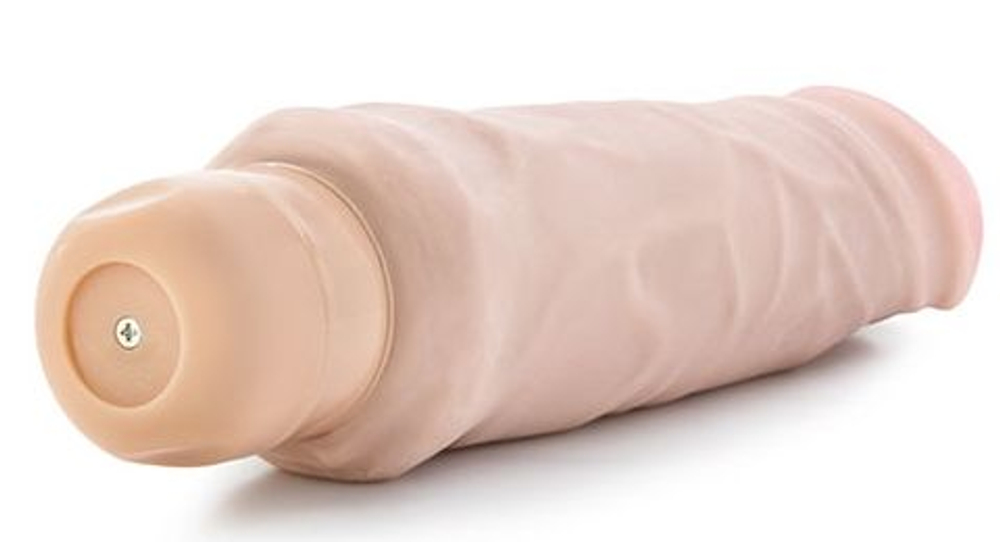 Телесный вибратор Home Wrecker - 24 см. (Цвет: телесный)